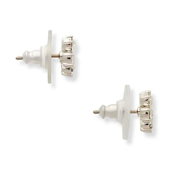 Kate Spade Flower Stud Silver Post Earrings - Picture 4 of 7